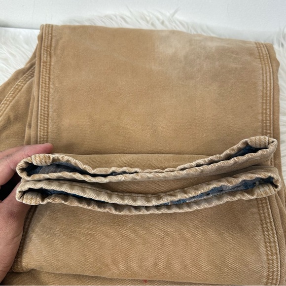 Carhartt Men’s Flannel-Lined Utility Work Pant Size 42 - Picture 5 of 8